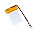 Qimoo 502535 3.7V Lipo Battery 450mAh 502535 Rechargeable Lithium Polymer Battery Pack with JST PH2.0mm Connector for Electronic Device
