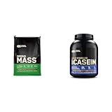 Optimum Nutrition Serious Mass Weight Gainer Protein Powder & Gold Standard 100% Micellar Casein Protein Powder