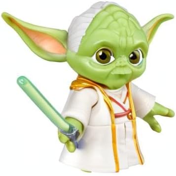 Miniatura 10 de Star Wars Young Jedi Adventures Yoda Figura de acción, juguetes de 3 pulgadas de alto, juguetes preescolares para niños y niñas de 3 años