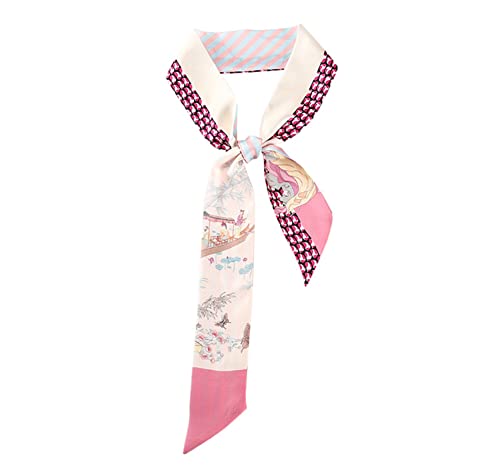 Foulard cheveux soie anti-casse bandeau fin pour femme contre les nœuds