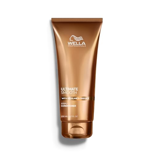 Wella Professionals ULTIMATE SMOOTH Conditioner | Treatment for Dry & Frizzy Hair | With Squalane & Omega 9 | 6.7 Fl Oz