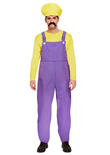 Henbrandt Hommes super plombier Frères déguisement - Jaune Cover