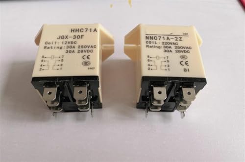Relais de puissance NNC71A-2Z JQX-30F 2Z 30A 8pin AC110V électromécanique