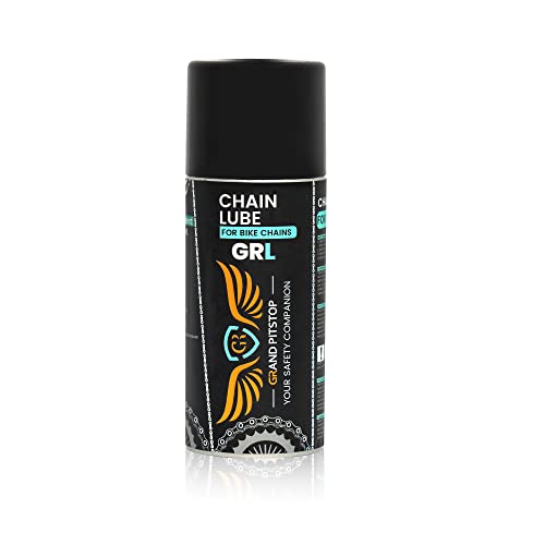 Image of Grand Pitstop Groller Large (Bikes <270 kgs and Tyre Width <240 mm) with Motorcycle Chain Cleaning Brush Red and Grand Pitstop GRC Chain Cleaner, GRL Chain Lube (160ml)