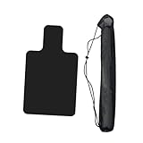 Yiju Pilates Reformer Mat Towel Exercise Mat Professional Stable Cover Pad for Gym Workout Balance Training Fitness with Mesh Bag, Black