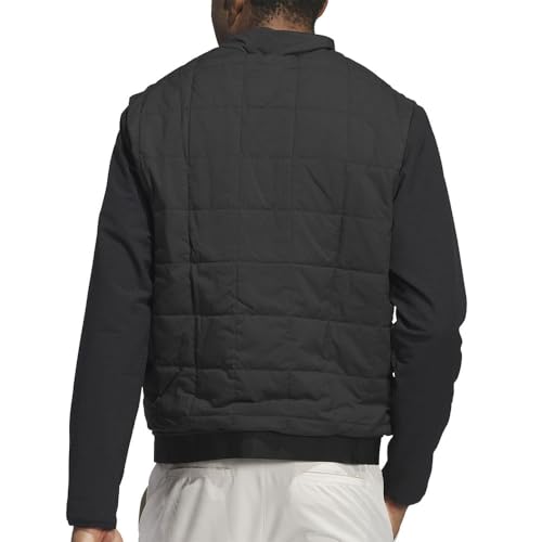 adidas Golf Ultimate365 Quilted DWR Mens Golf Jacket Black L2