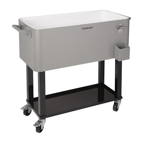 Cuisinart Cooler Cart with Caster Wheels, Dual-Sided Lid, 80-Quart - image 9
