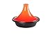 Le Creuset Tajine de hierro fundido, Redondo, diámetro 27 cm, Apto para todas las fuentes de calor, incluso inducción y horno, Volcánico