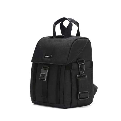 Image of Carriall Nova Lunch Bag for Office - Tiffin Bag with Bottle Holder & 6-Pocket Organizer | Spill-Resistant, Detachable Strap | 6.7L | Men & Women | Black