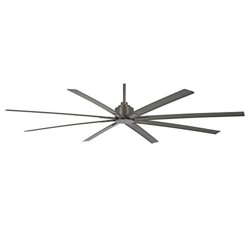 MINKA-AIRE F896-84-SI Xtreme H2O 84 Inch Outdoor Ceiling Fan with DC Motor, Gray Smoked Iron Finish #1