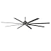 MINKA-AIRE F896-84-SI Xtreme H2O 84 Inch Outdoor Ceiling Fan with DC Motor in Smoked Iron Finish