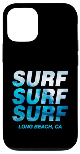 Surf Wave �����O�r�[�` �J���t�H���j�A �I�[�V���� �T�[�t�B�� �X�}�z�P�[�X iPhone 12/12 Pro �p