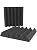 Foam Factory Inc 24 Pack Color Acoustic Foam Panel Studio Soundproofing Wedge Wall Tiles 12” X 12” X 2” (Charcoal)