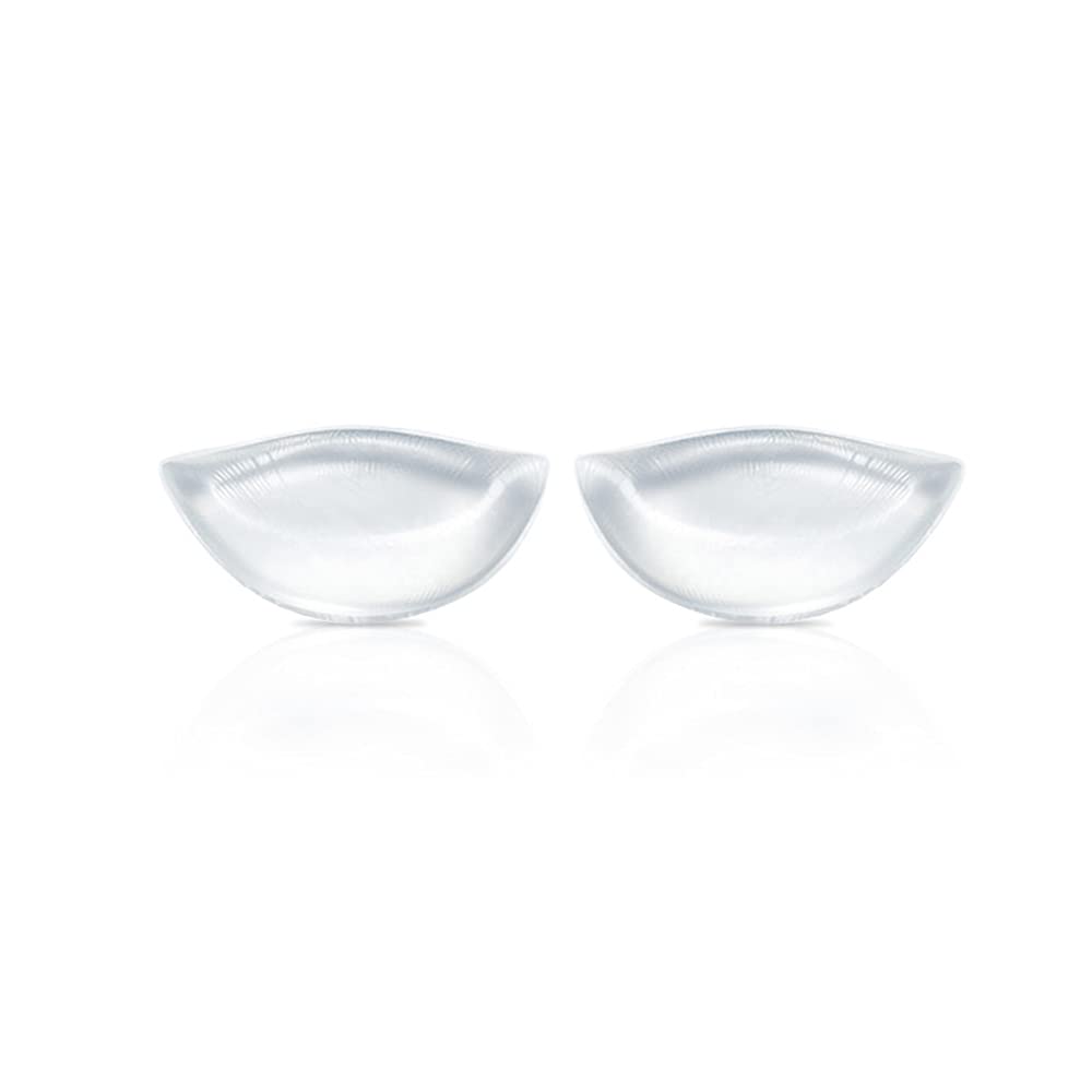 Ellxen1Pair Silicone Breast Inserts Soft Silicone Bra Inserts Breast Chest Pads Enhancers Push-up Bra Insert Pad Molding Pad Booster Pads for Swimwear and Daily