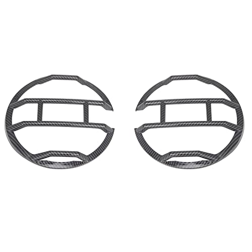 Yoctm Front Headlight Lamp Guard Trim Protector Cover For Ford Bronco Accessories 2021 2022 2023 Exterior Decoration Guard Kit 2-Pack (Carbon Fiber Look) #TOP4