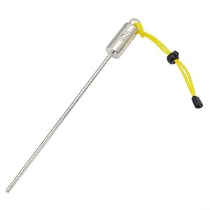 YUANGANG Roestvrij staal Duiken Rammelaar – Onderwater Stok Knocker Voor Meting Met Lanyard (Geel)