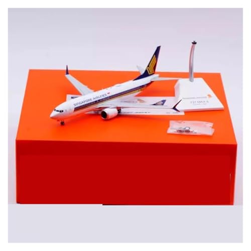 B737-8 9V-MBA en escala 1:200 modelo de avión de aleación para colección y decoración 3