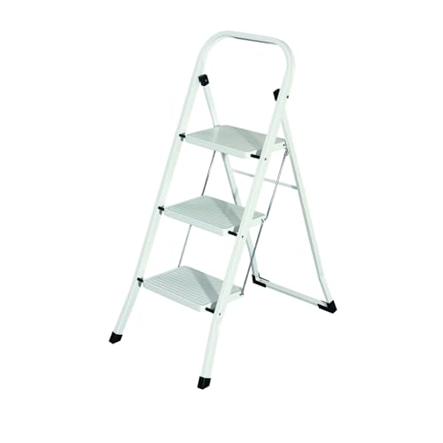 MAURER 23010105 Scala Acciaio 3 Gradini Uso Domestico