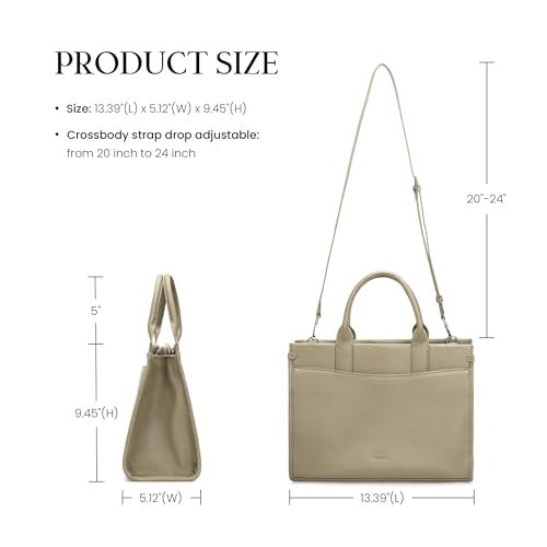 Image of befen Genuine Leather Handbag for Women Small Soft Satchel Tote Bags Crossbody Shoulder Purses with Zipper
