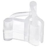 TOP-VIGOR Lot de 25 clips de greffage de plantes, 2,2 mm, clips transparents spéciaux pour semis de tomates, aubergines, outils de jardinage, clips réglables pour soutenir les tiges, les vignes, les
