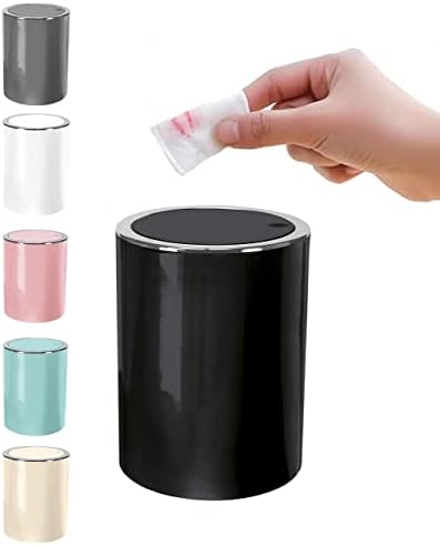 KW "Clappe 1.7Ltr Counter Top Waste Bin/Mini Swing Bin/Compost Bin (Grey)