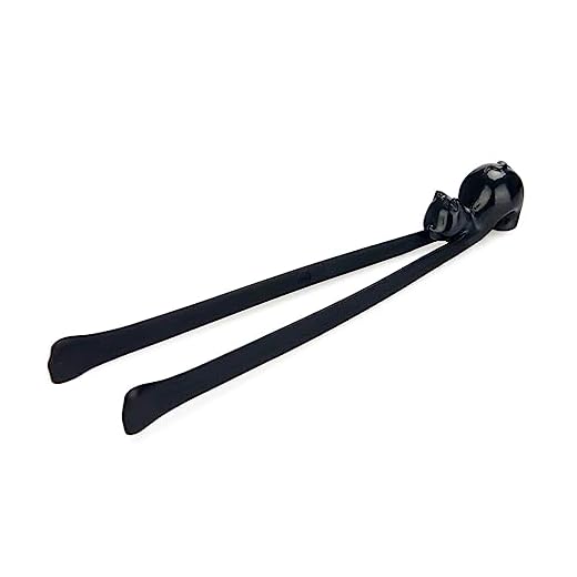 Balvi Pinza tostadora Meow Color Negro Imanes incluidos Pinza antiquemaduras Plástico PP