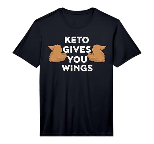 Mens Keto Gives You Wings Tshirt | Funny Keto Diet