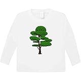 Impreso en el frente Azeeda \'Árbol Bonsai\' Camiseta de Manga Larga de niño (5-6 años) (KL00063037)