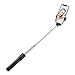 MYKOMI Selfie Stick, Extendable and Portable Stable Tripod Stand Holder with Detachable Wireless Remote Compatible with iPhone 14 13 12 for Selfies Video Recording Vlog, Black
