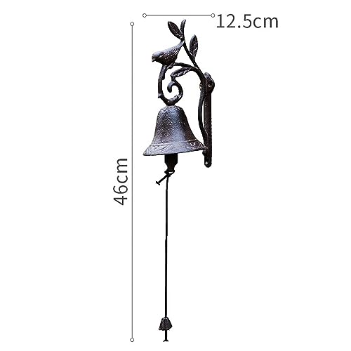 Baoblaze Jantar de Ferro Fundido, Parede de Sino Decorativo de de Ferro Fundido