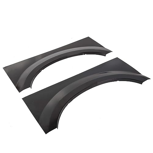 ECOTRIC Rear Wheel Arch Quarter Panel Replacement Compatible with 1999-2007 Ford F250 F350 F450 F550 Pickup Bed Rear Wheel Rust Repair Patch One Pair Left & Right Side