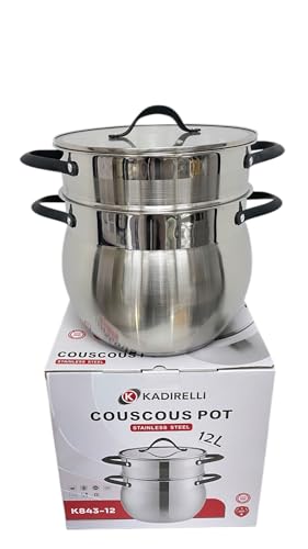 Generisch Couscous Topf Couscoussiere Kuskus Dampfgarer Kochtopf Induktion 12 Liter