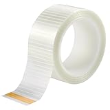 Qoqooice Fiberglass Filament Strapping Tape Heavy Duty Transparent Reinforced Packing Tape 2 in 6 Mils 30 Yards Nylon Fiber Glass Tape