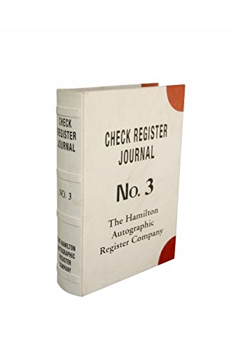 Decoshop Compruebe Journal Register Caja De Libro