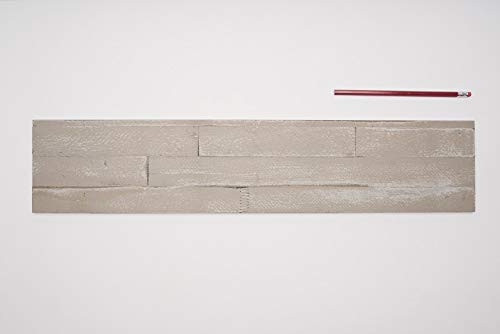 Mywoodwall Safari 3D-Wandpaneel Creme 13er-Set