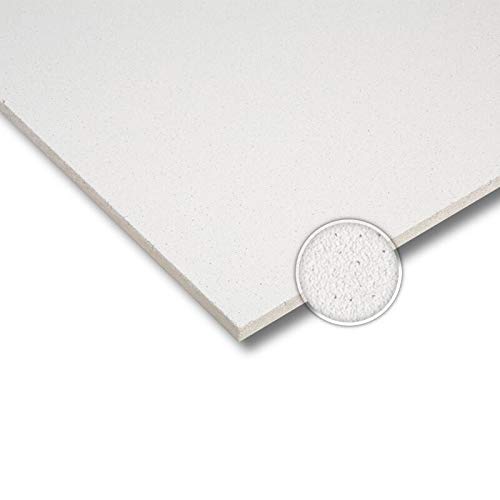 Box of 16 Tiles 600 x 600 Armstrong Dune eVo Board Ceiling Tiles Square Edge - Office/Retail/Hospitality