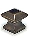 Cal Crystal VB-171-US5 VB-171 Vintage Brass 3/4 Inch Square Cabinet Knob