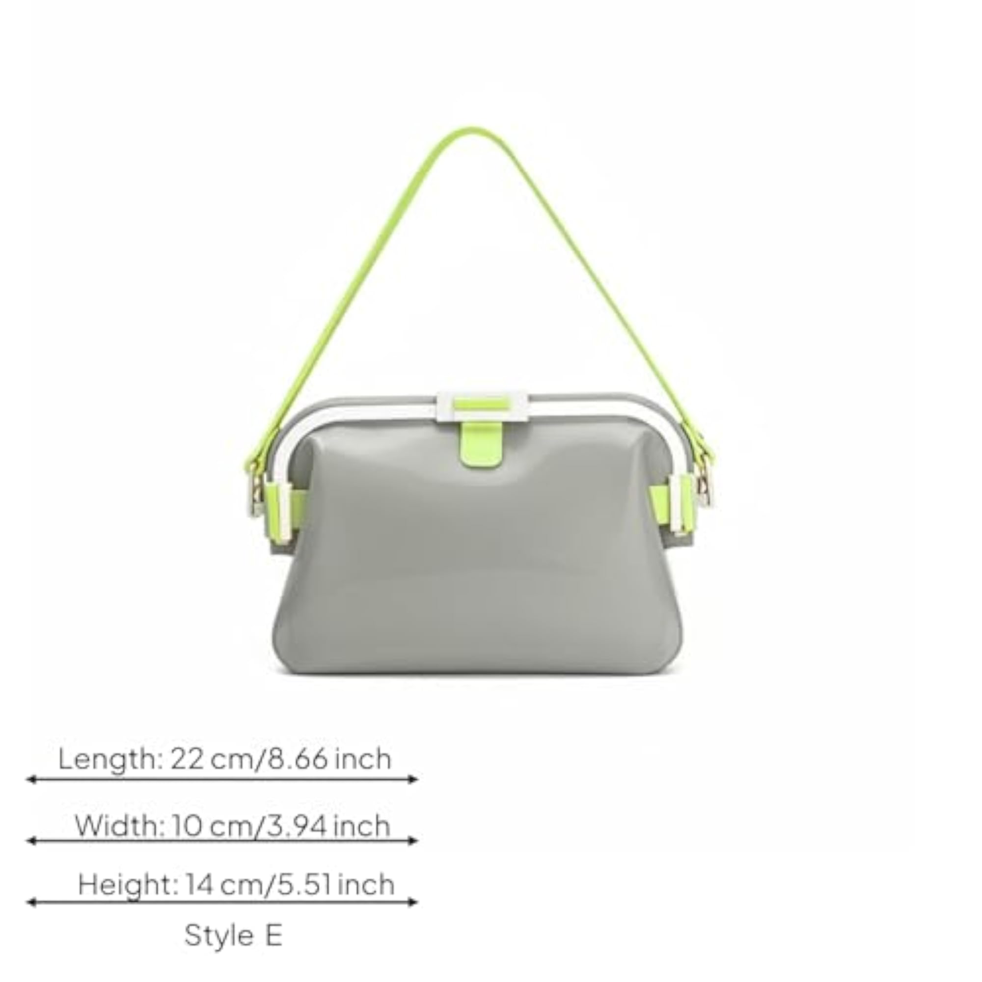 Frame Top Silicone Shoulder Bag for Swimming