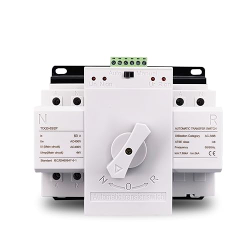 Commutateur de transfert automatique ATS 230V double alimentation pour maison