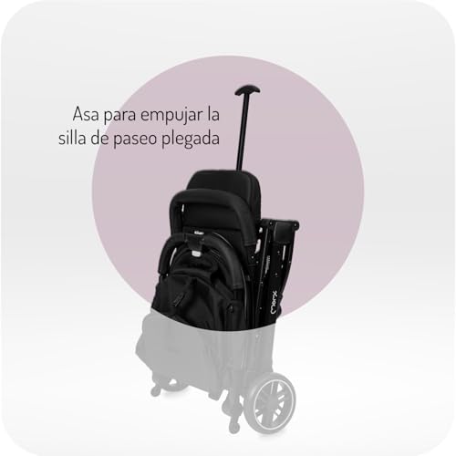 Miniatura 4 de Momi Estelle A Partir De Los 6 Meses Hasta 15 Kg , Silla De Paseo Plegable Con Arnés De 5 Puntos, Cesta De La Compra, Barra Telescópica, Se Mantiene De Pie Plegada