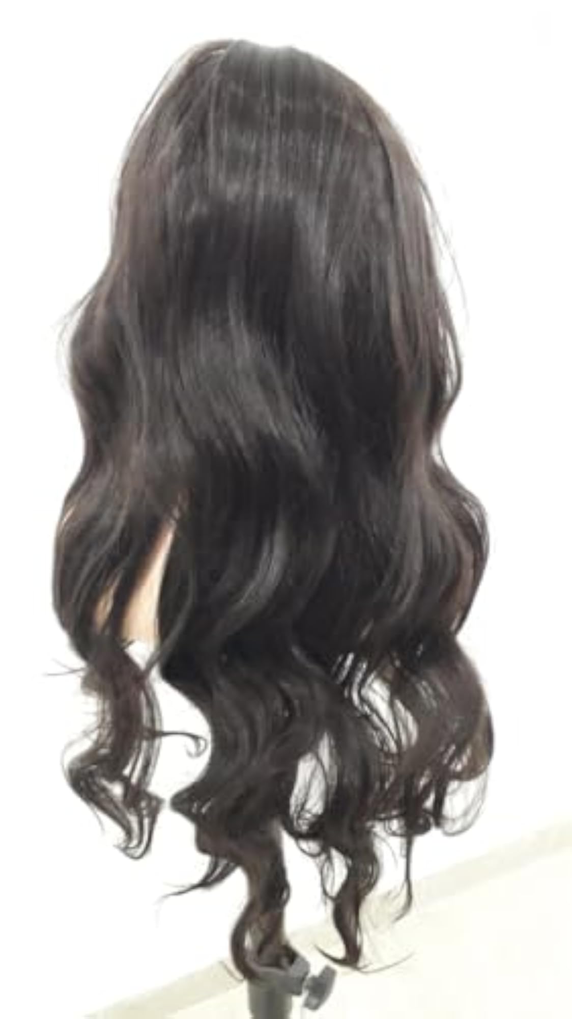 Full Head Synthetic Wig for Women, Natural Straight Black