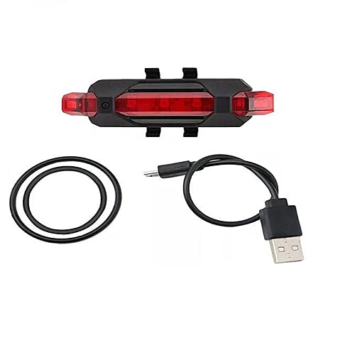 ShreNik Bicycle LED Tail Light USB Rechargeable Waterproof Cycle Rear Light Lamp Red 4 Flash Modes (B098M3SZ1V) Amazon Price History, Amazon Price Tracker
