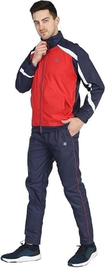 Men’s Dark Blue & Red Colorblock Polyester Full Sleeve Zipper Track Suit (IN, Alpha, 2XL, Regular)-image-32