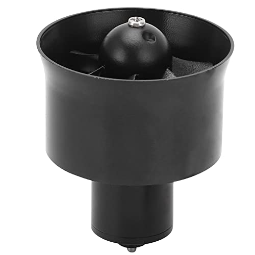 7000KV Motor with 6 Blades, 30mm EDF 6 Blades Ducted Fan with QF1611‑7000KV 2‑4S Brushless Motor for RC Airplane