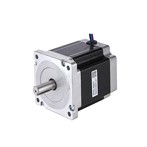 EKORAS Motor Paso a Paso Motor Paso a Paso Nema 34 6.5Nm 4.6A Llave y Llave Motor Paso a Paso de 98 mm Cable de 4 Conductores Alto par
