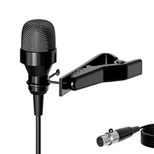 Sweat and Dust-Proof Made Primarily for Indoor and Outdoor Activities Professional Vocal Pickup, Pristine Audio Quality, Uni-directional Condenser Microphone Mini XLR TA4F Connector Compatible With Shure GLXD1, PGX1, SC1, SLX, U1, ULX1, ULXD1, UR1, U...