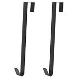 ✿【Einfach zu installieren und zu demontieren】: Hängen sie es einfach direkt an die tür, richten sie es einfach gerade aus und befestigen sie den kranz. Keine schrauben und bohrwerkzeuge erforderlich. Geeignet für unterschiedliche türbreiten, beschädigt die tür nicht, beeinträchtigt das öffnen und schließen der tür nicht.