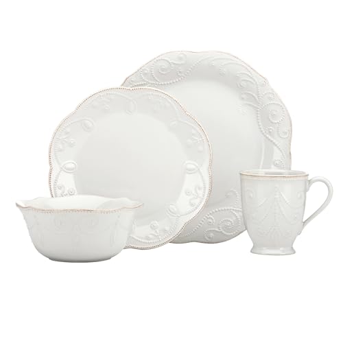 Image of Lenox French Perle 4-Piece Place Setting, 12 ounces