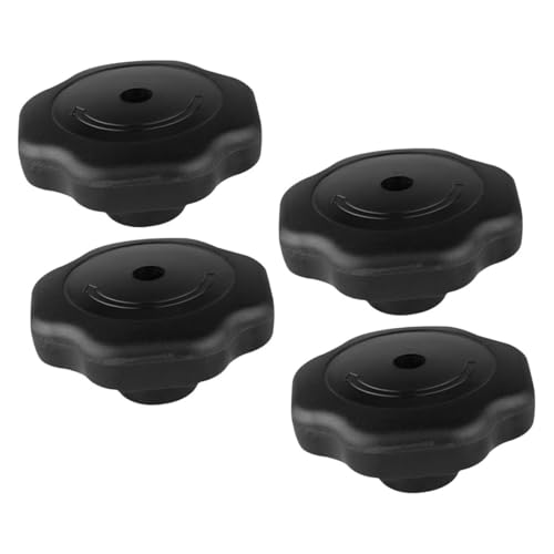 4 perillas de repuesto para olla a presión, resistentes a altas temperaturas, de plástico negro, diseño cómodo y seguro para cocinar miniatura 1