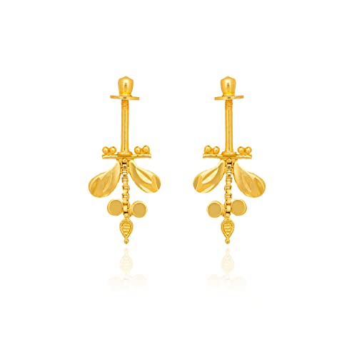 Tradition Bugadi, Bugdi, Gold Plated Bugadi for Women & Girls Alloy Earring Pack Of 2PairCMB1906,1911